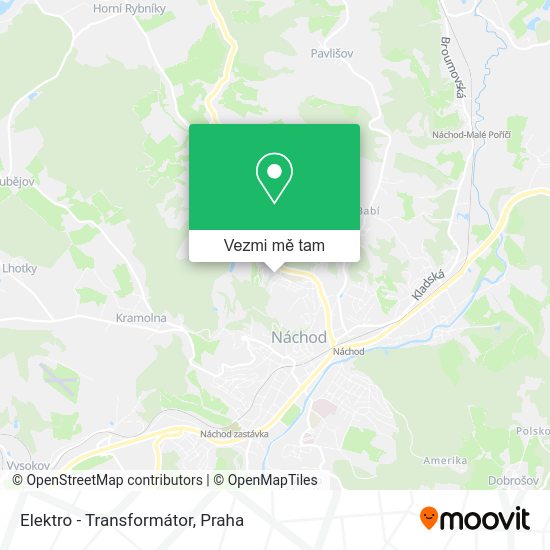 Elektro - Transformátor mapa