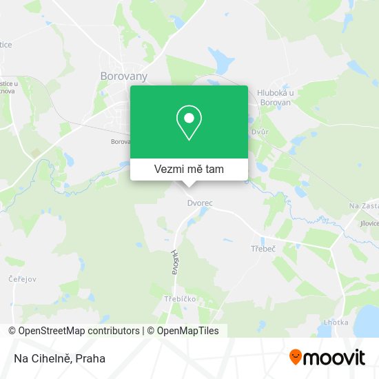 Na Cihelně mapa