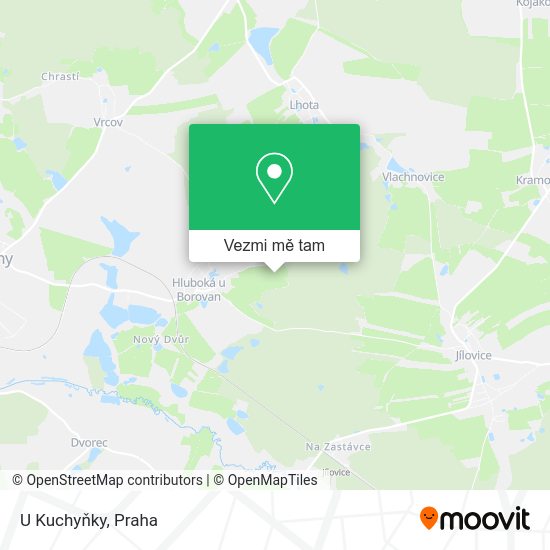 U Kuchyňky mapa
