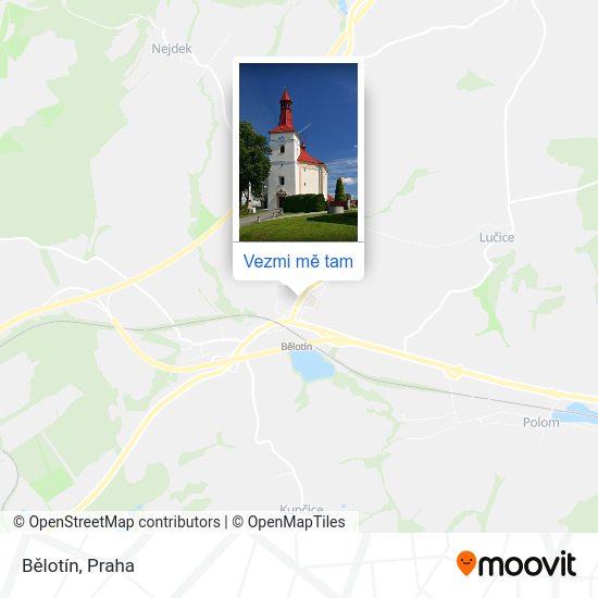 Bělotín mapa