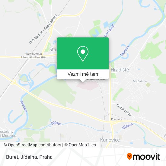 Bufet, Jídelna mapa