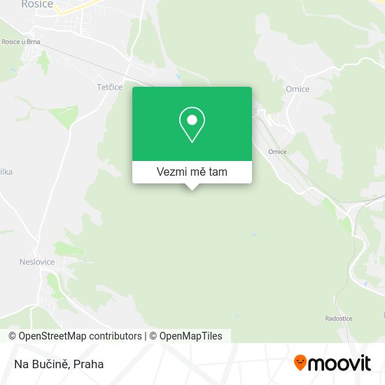 Na Bučině mapa