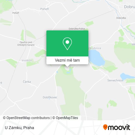 U Zámku mapa