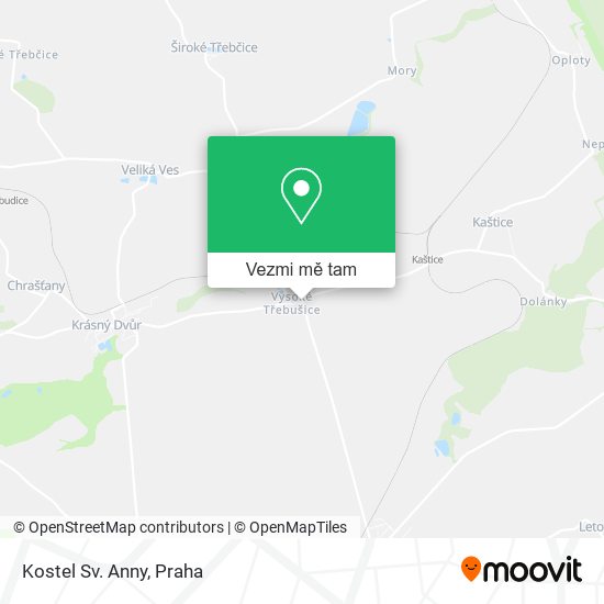 Kostel Sv. Anny mapa