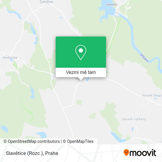 Slavětice (Rozc.) mapa