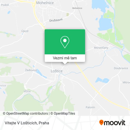 Vítejte V Lošticích mapa