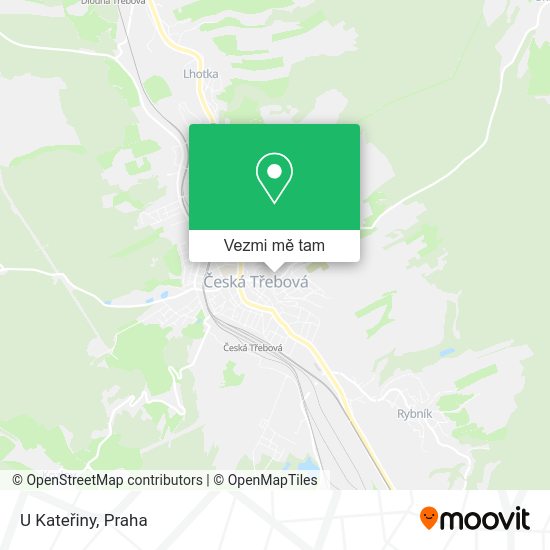 U Kateřiny mapa