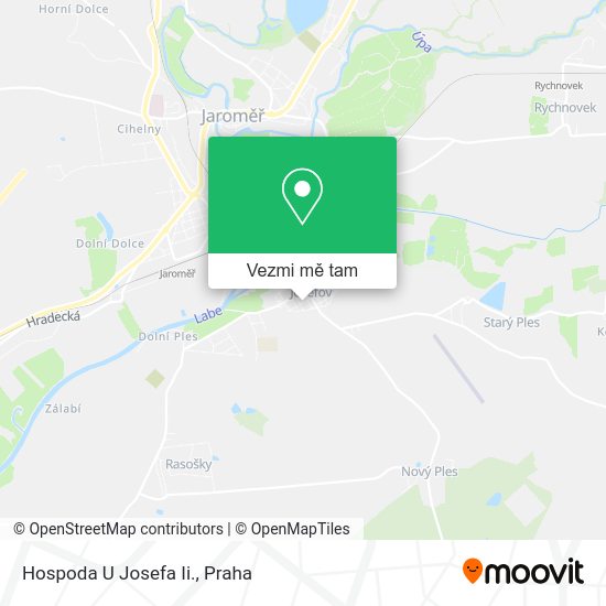 Hospoda U Josefa Ii. mapa
