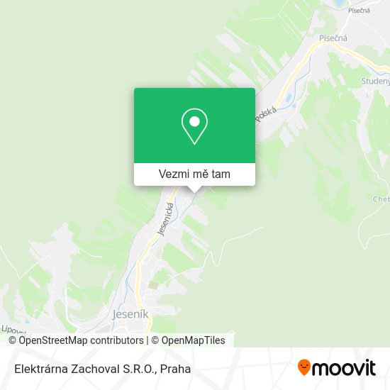 Elektrárna Zachoval S.R.O. mapa