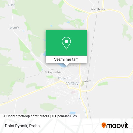 Dolní Rybník mapa