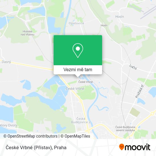 České Vrbné (Přístav) mapa