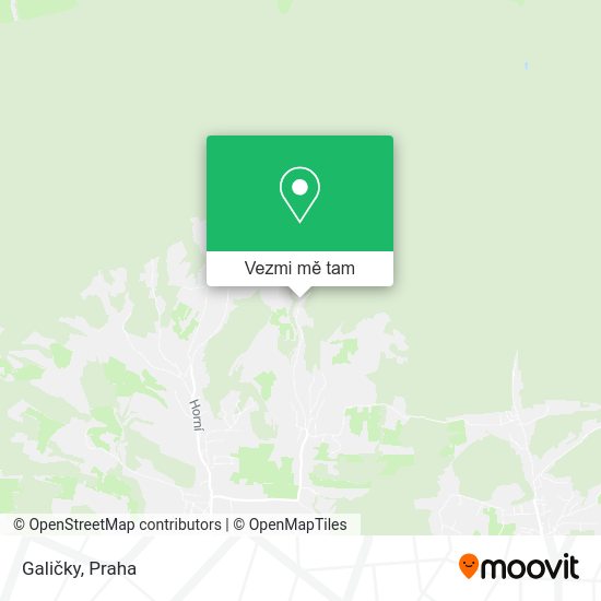 Galičky mapa