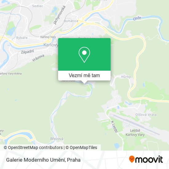 Galerie Moderního Umění mapa