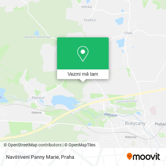 Navštívení Panny Marie mapa