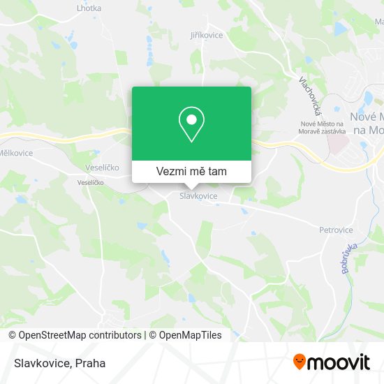 Slavkovice mapa