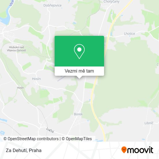 Za Dehutí mapa