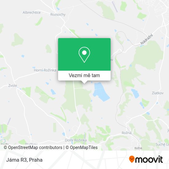 Jáma R3 mapa
