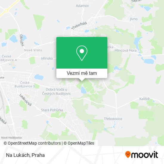 Na Lukách mapa