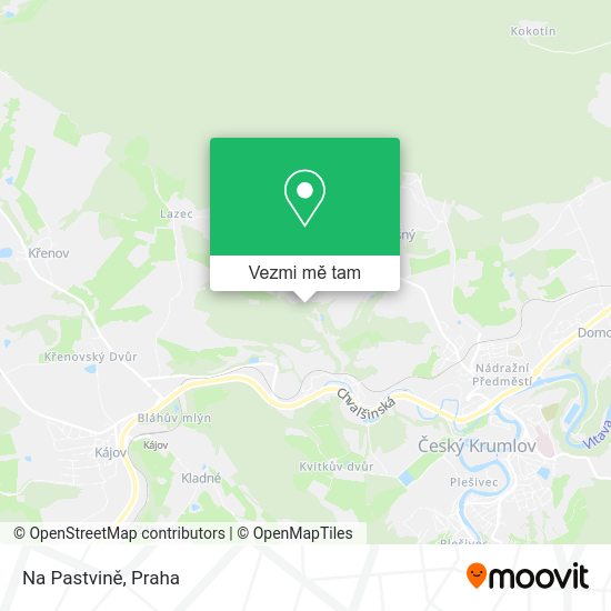 Na Pastvině mapa
