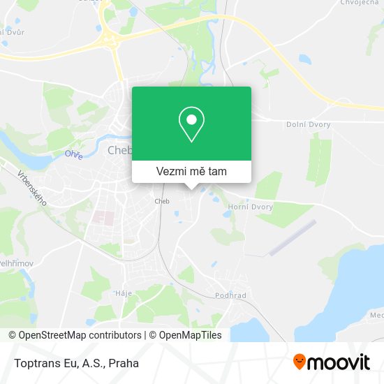 Toptrans Eu, A.S. mapa
