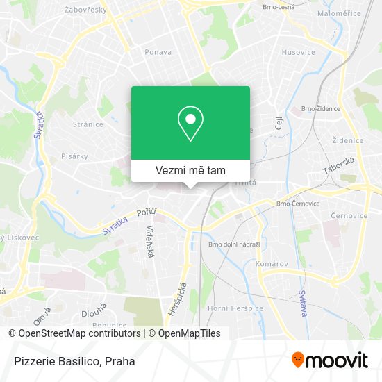 Pizzerie Basilico mapa