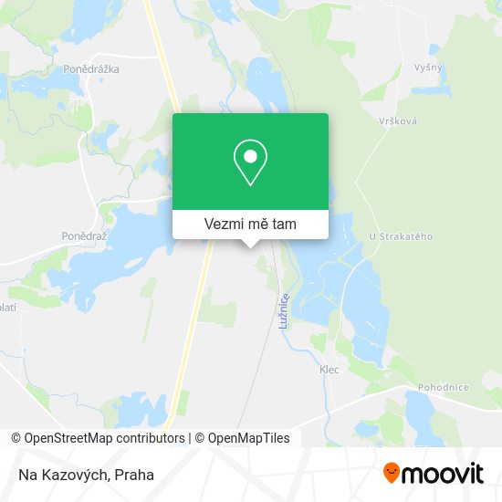 Na Kazových mapa