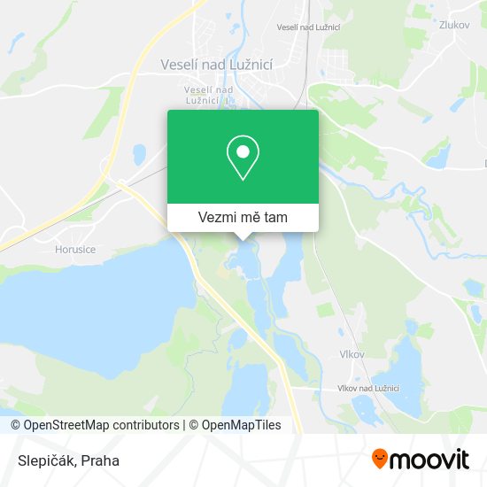 Slepičák mapa