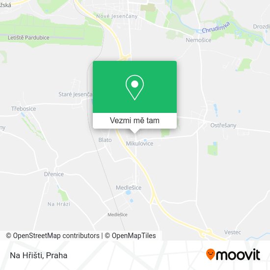 Na Hřišti mapa