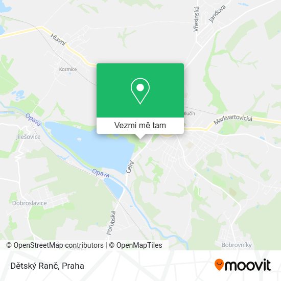 Dětský Ranč mapa