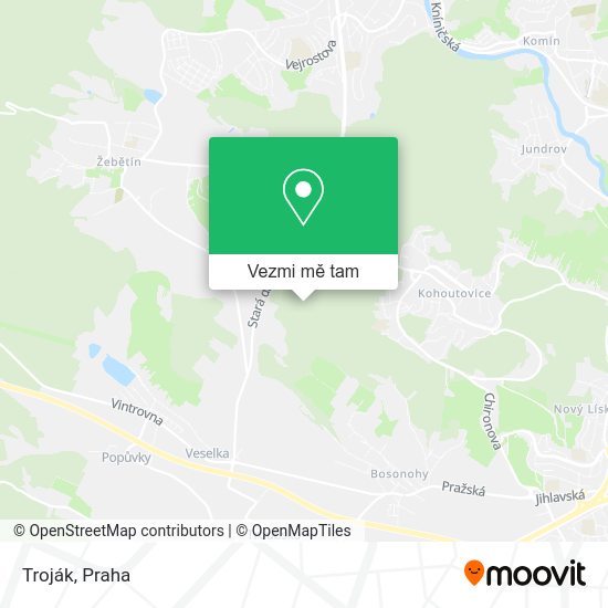 Troják mapa