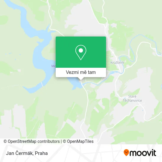 Jan Čermák mapa