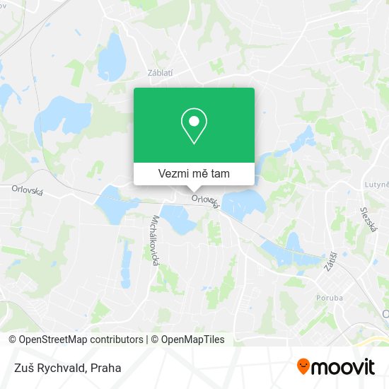 Zuš Rychvald mapa