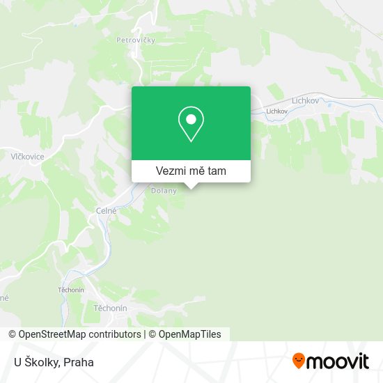 U Školky mapa