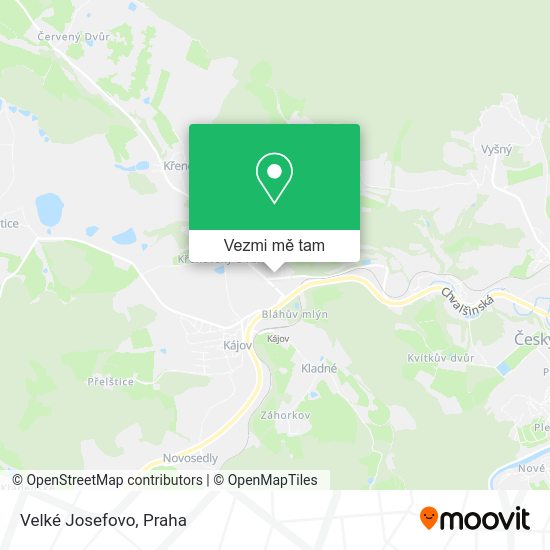 Velké Josefovo mapa