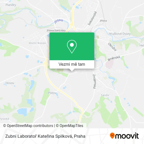 Zubní Laboratoř Kateřina Spilková mapa