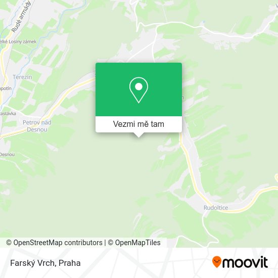 Farský Vrch mapa