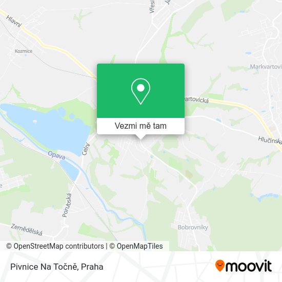 Pivnice Na Točně mapa