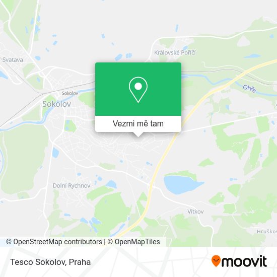 Tesco Sokolov mapa