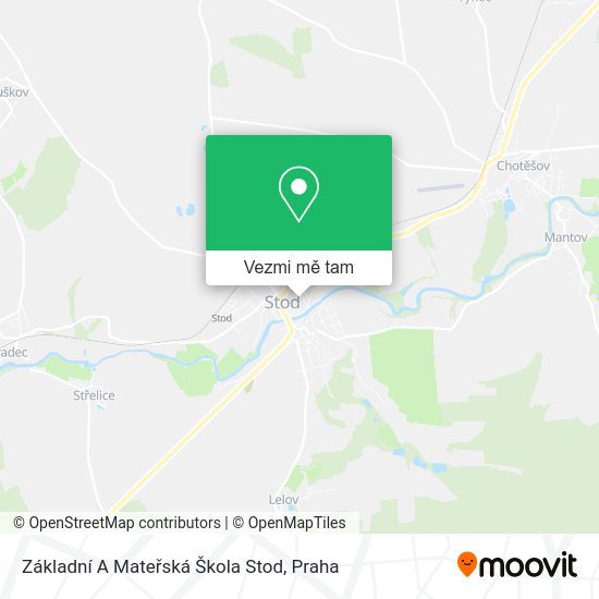 Základní A Mateřská Škola Stod mapa