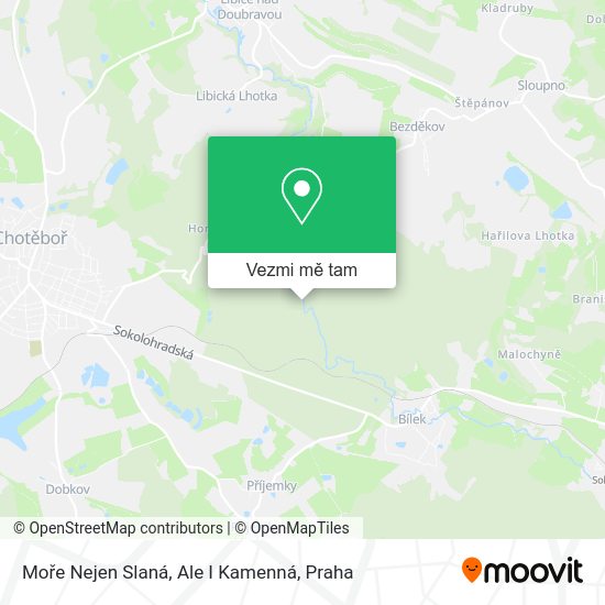 Moře Nejen Slaná, Ale I Kamenná mapa