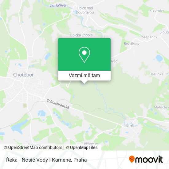 Řeka - Nosič Vody I Kamene mapa