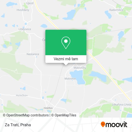 Za Tratí mapa