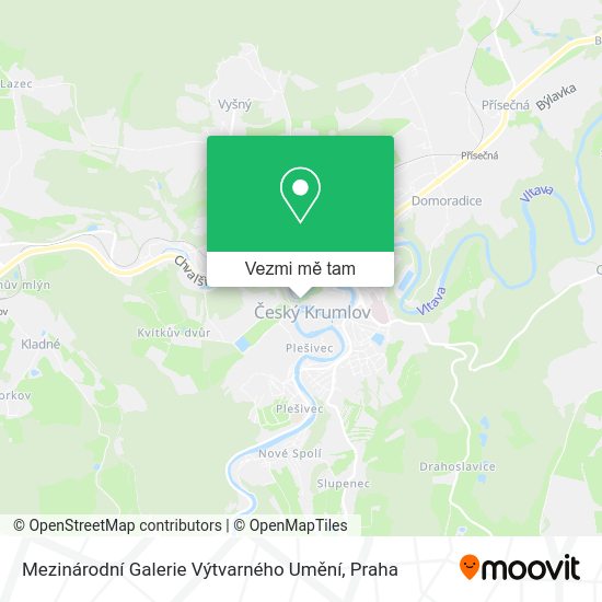 Mezinárodní Galerie Výtvarného Umění mapa