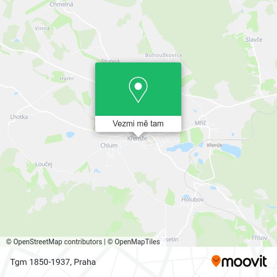 Tgm 1850-1937 mapa