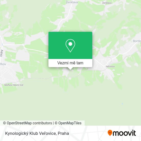 Kynologický Klub Veřovice mapa