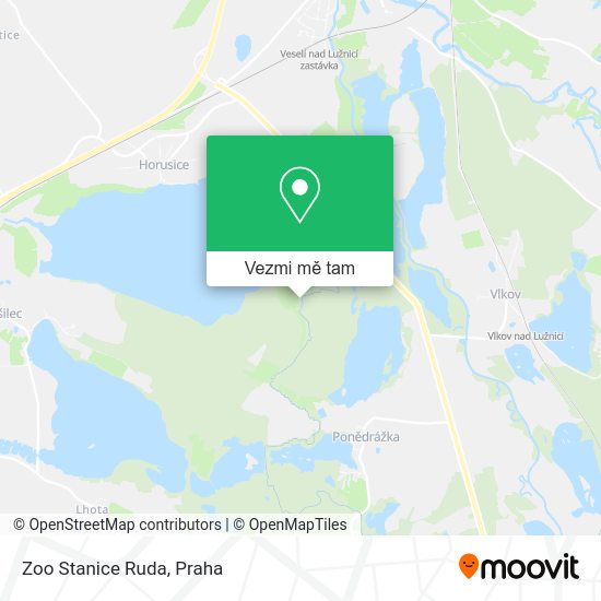 Zoo Stanice Ruda mapa