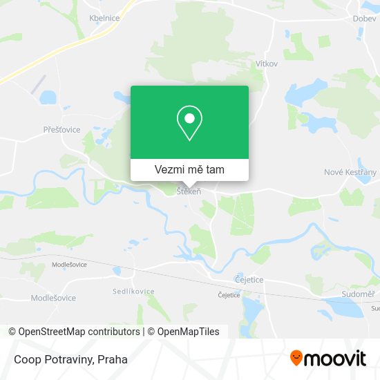 Coop Potraviny mapa