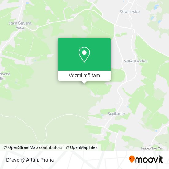 Dřevěný Altán mapa