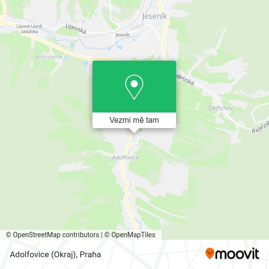 Adolfovice (Okraj) mapa