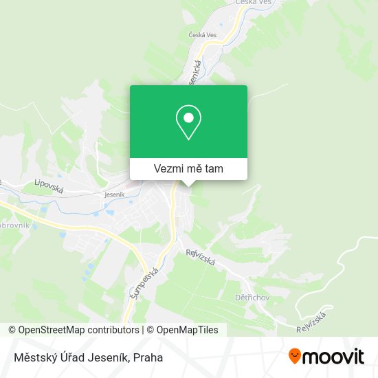 Městský Úřad Jeseník mapa